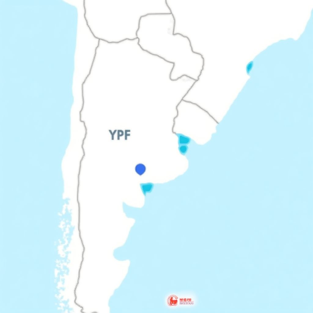 Mapa de estaciones YPF
