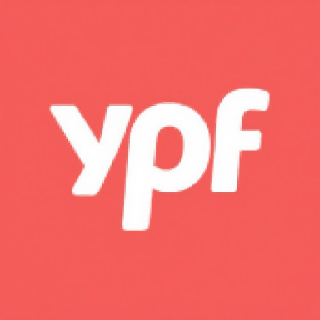 Logo YPF blanco
