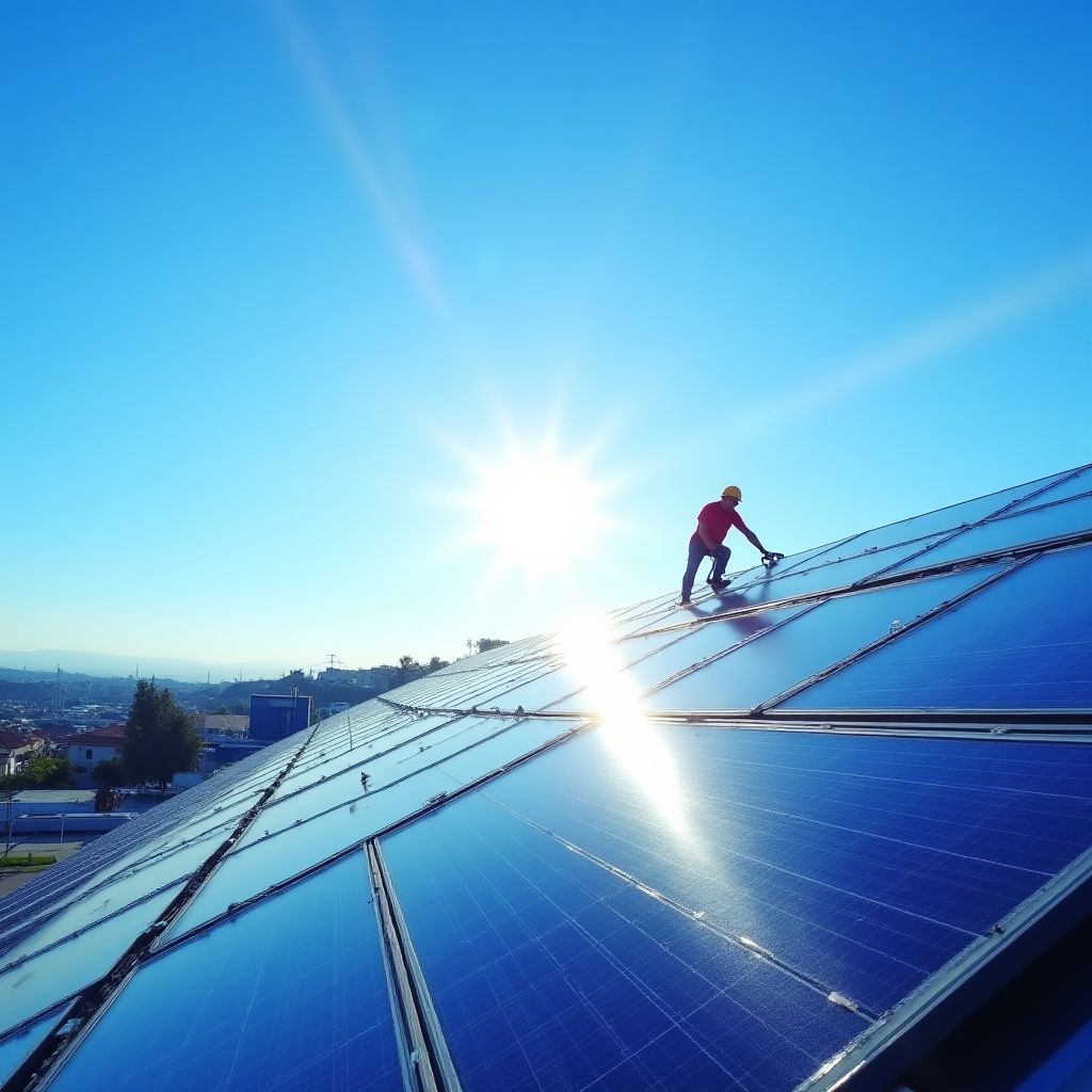 Paneles solares en YPF